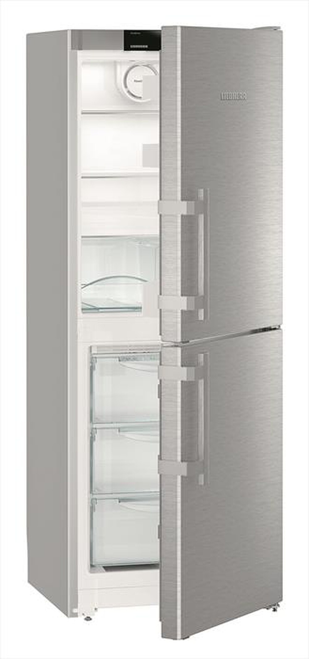 Immagine del prodotto LIEBHERR - Frigorifero combinato CNEF   3115-21 Classe E-acciaio/silver