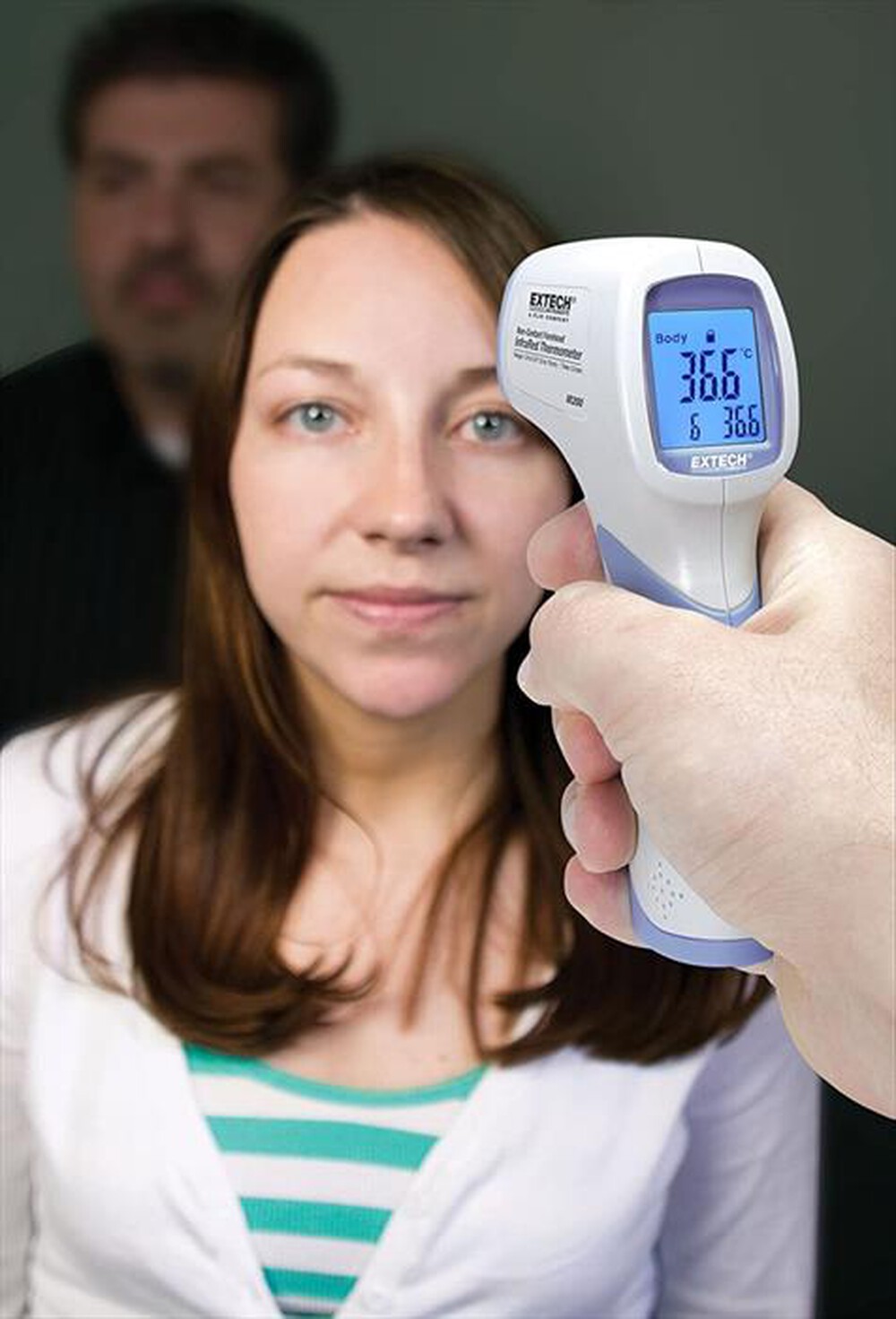 "FLIR - TERMOMETRO INFRAROSSI EXTECH IR200-BIANCO/AZZURRO"