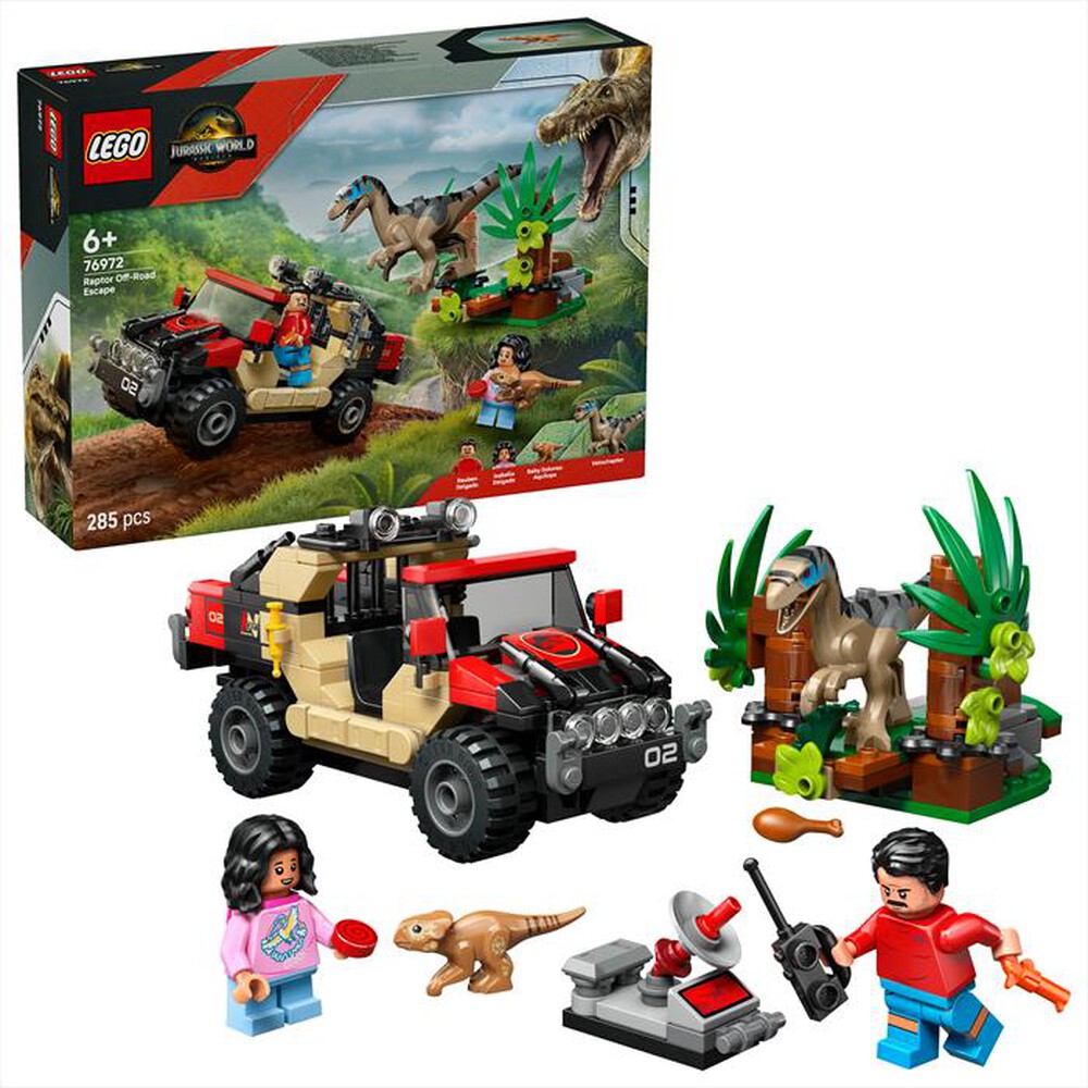 Immagine del prodotto LEGO - JURASSIC WORLD Fuga da Raptor su fuoristrada 76972