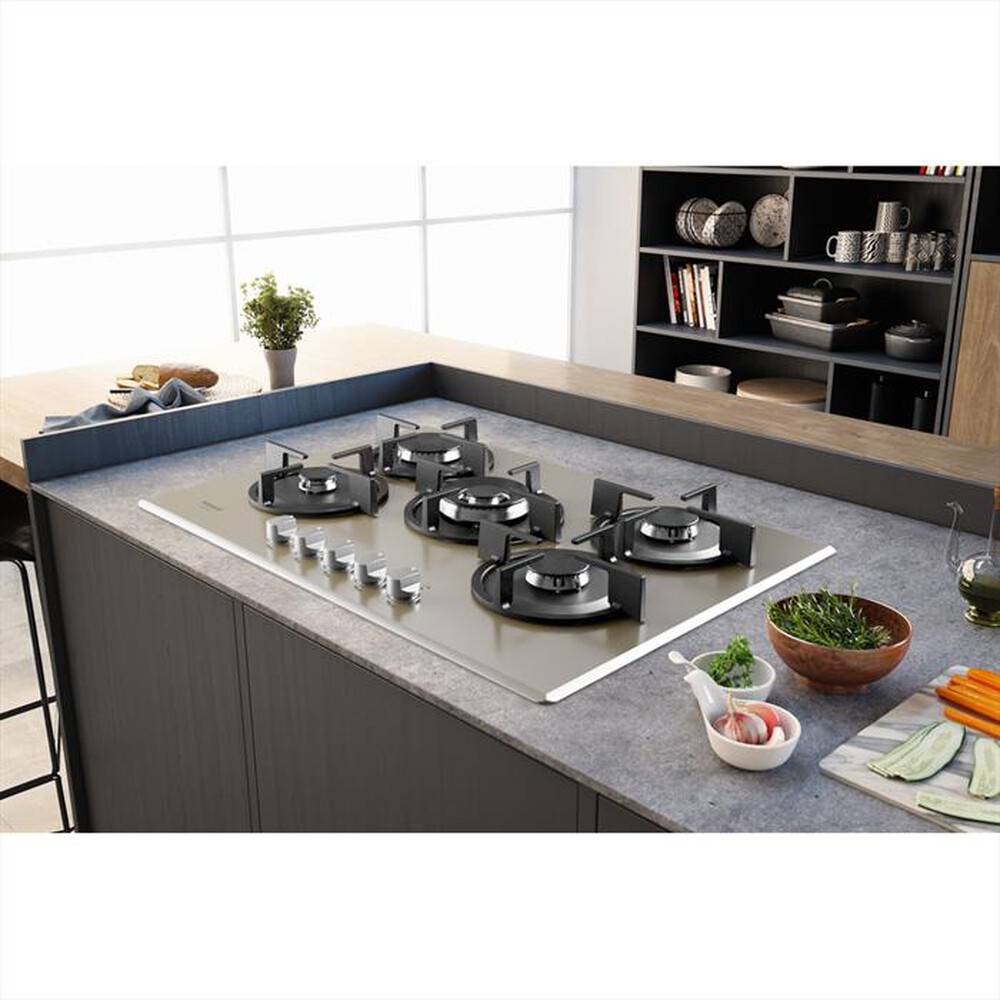 "HOTPOINT ARISTON - Piano cottura a gas HAGD 72S/CH 5 fuochi 73cm"