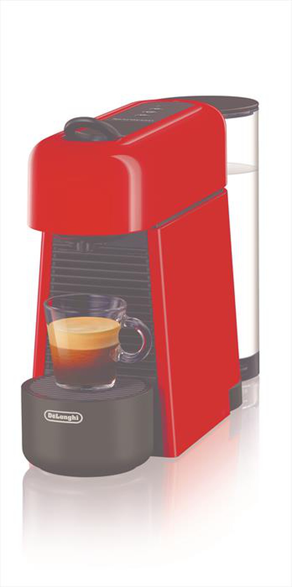 "DE LONGHI - ESSENZA PLUS NESPRESSO EN200.R MACCHINA PER CAFFÈ-Rosso"