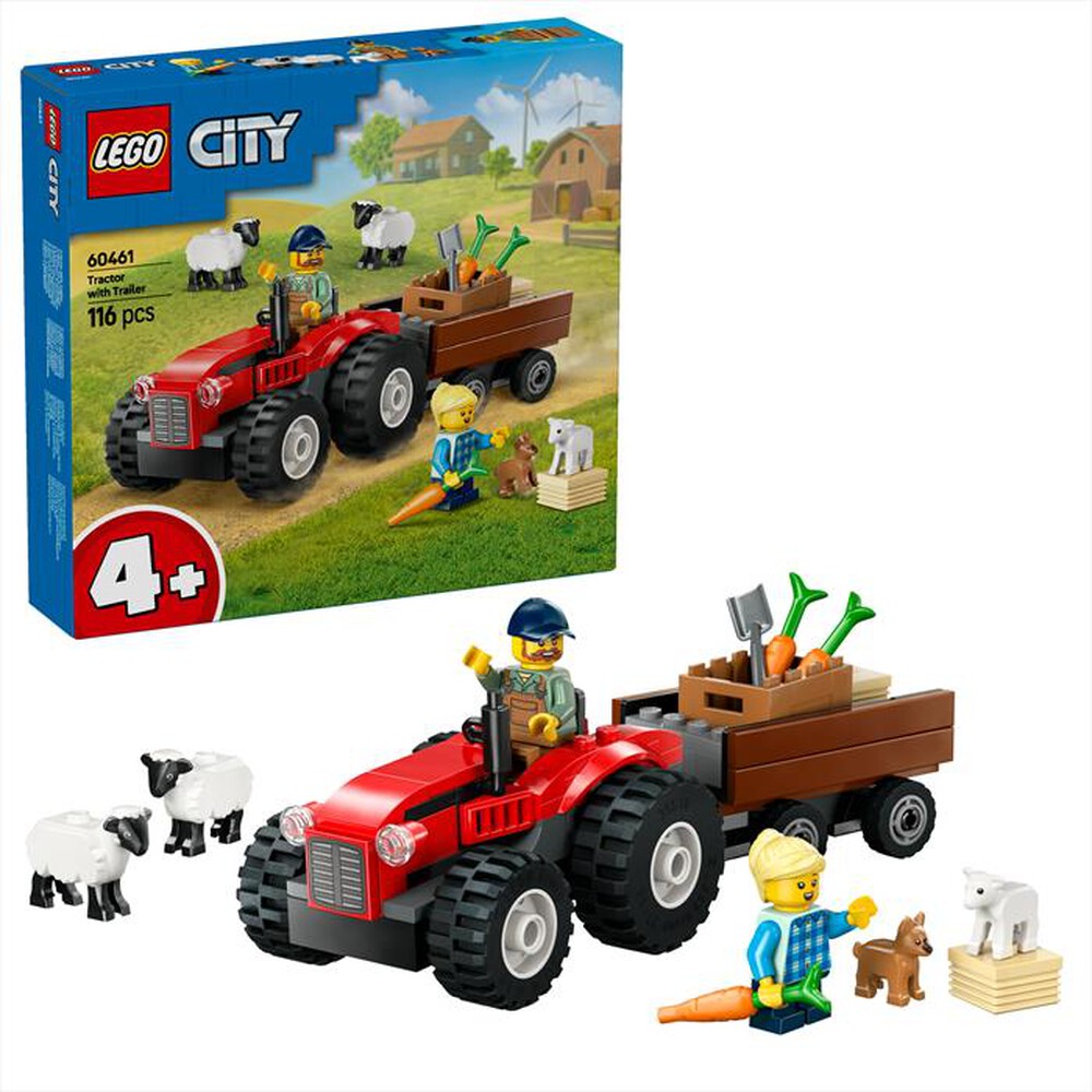 Immagine del prodotto LEGO - CITY Trattore agricolo con rimorchio e pecore60461