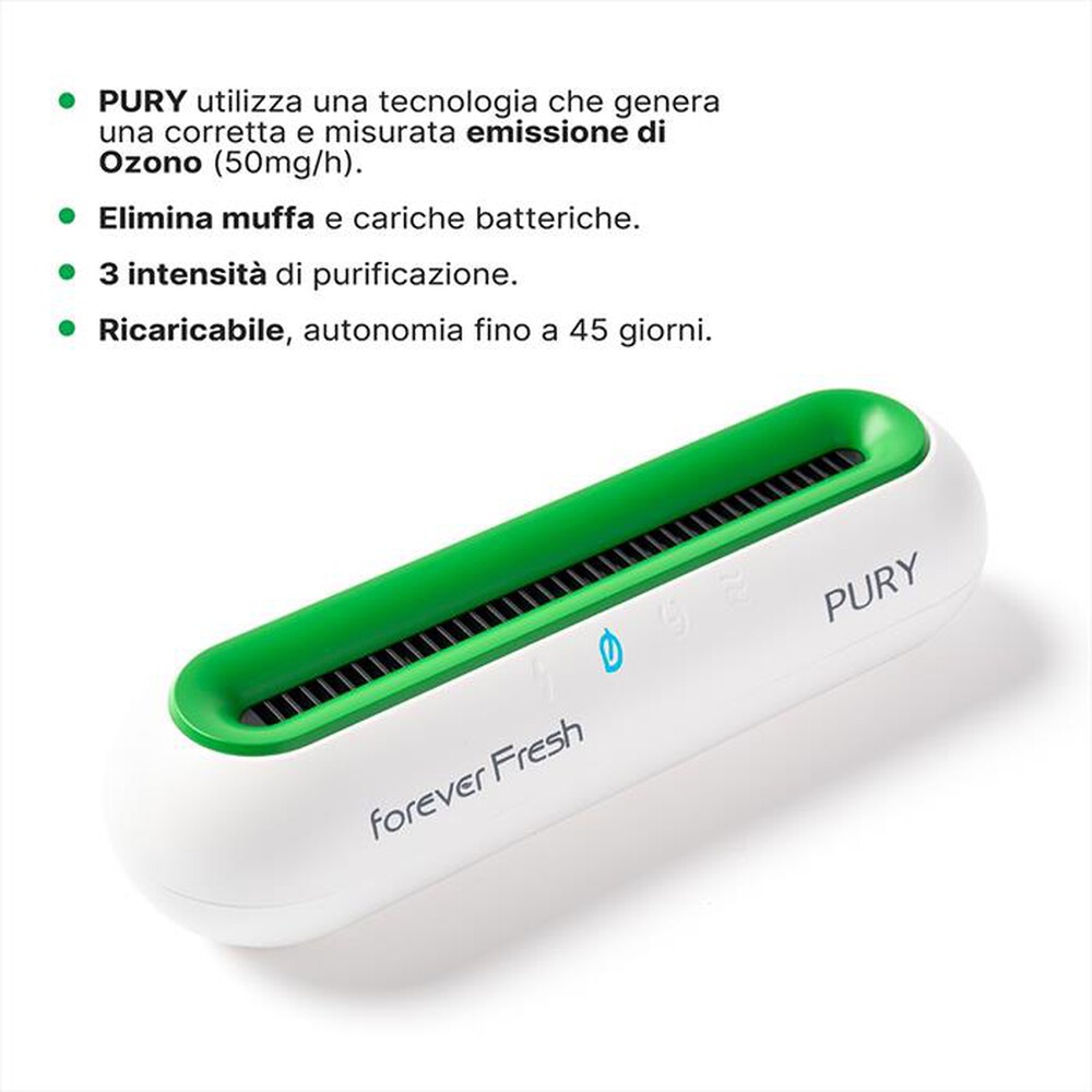 Immagine del prodotto MACOM - Purificatore per frigorifero PURY-bianco, verde