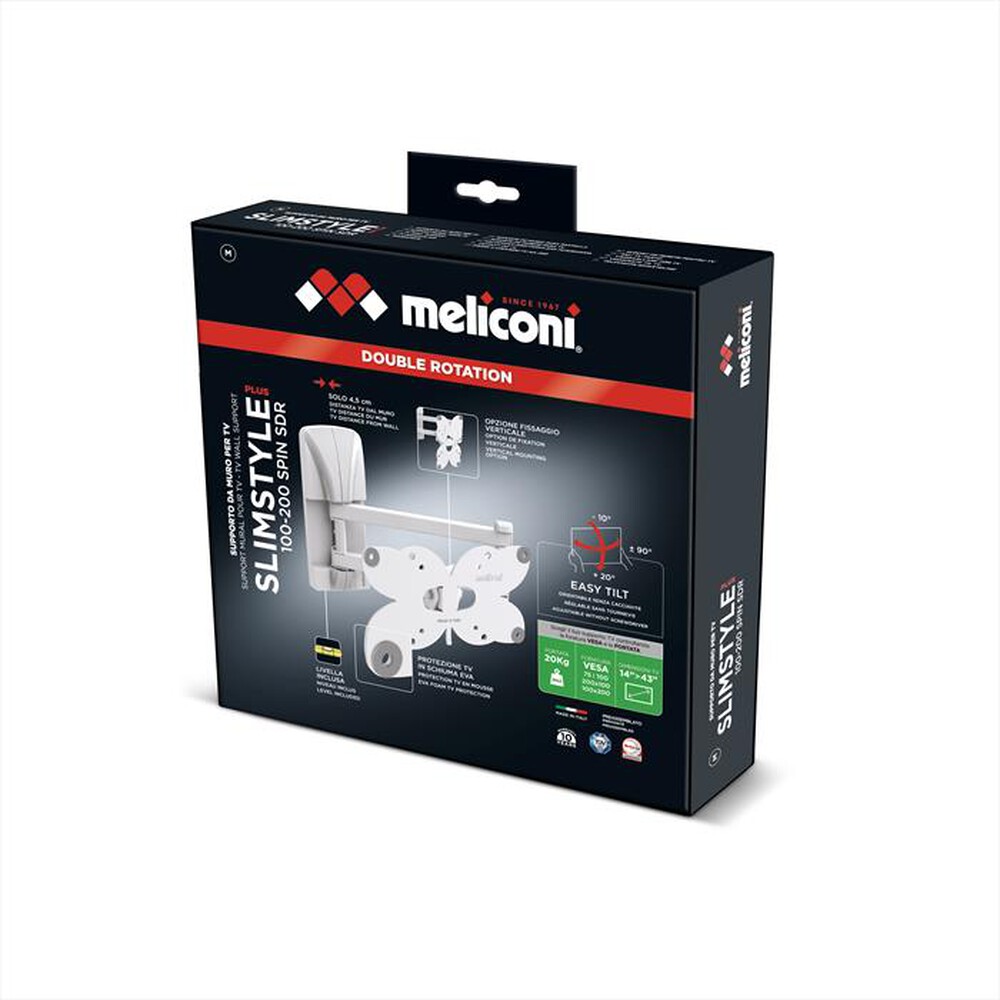 "MELICONI - 100200 SPIN SDR BIANCO-Bianco"