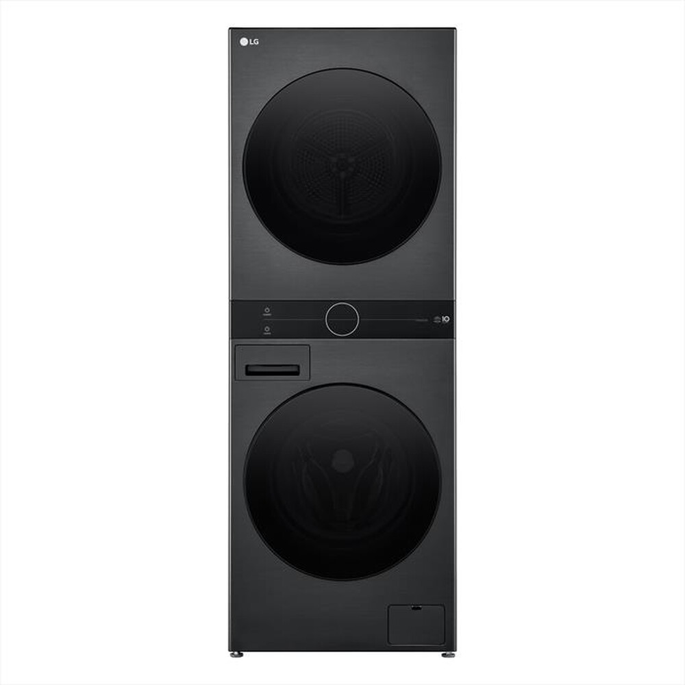 "LG - Lavasciuga WASHTOWER WT1210BBF 12/10 Kg Classe A-Platinum Black"