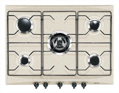 SMEG - Piano cottura a gas SR275AV2 5 fuochi 68,5cm-Avena
