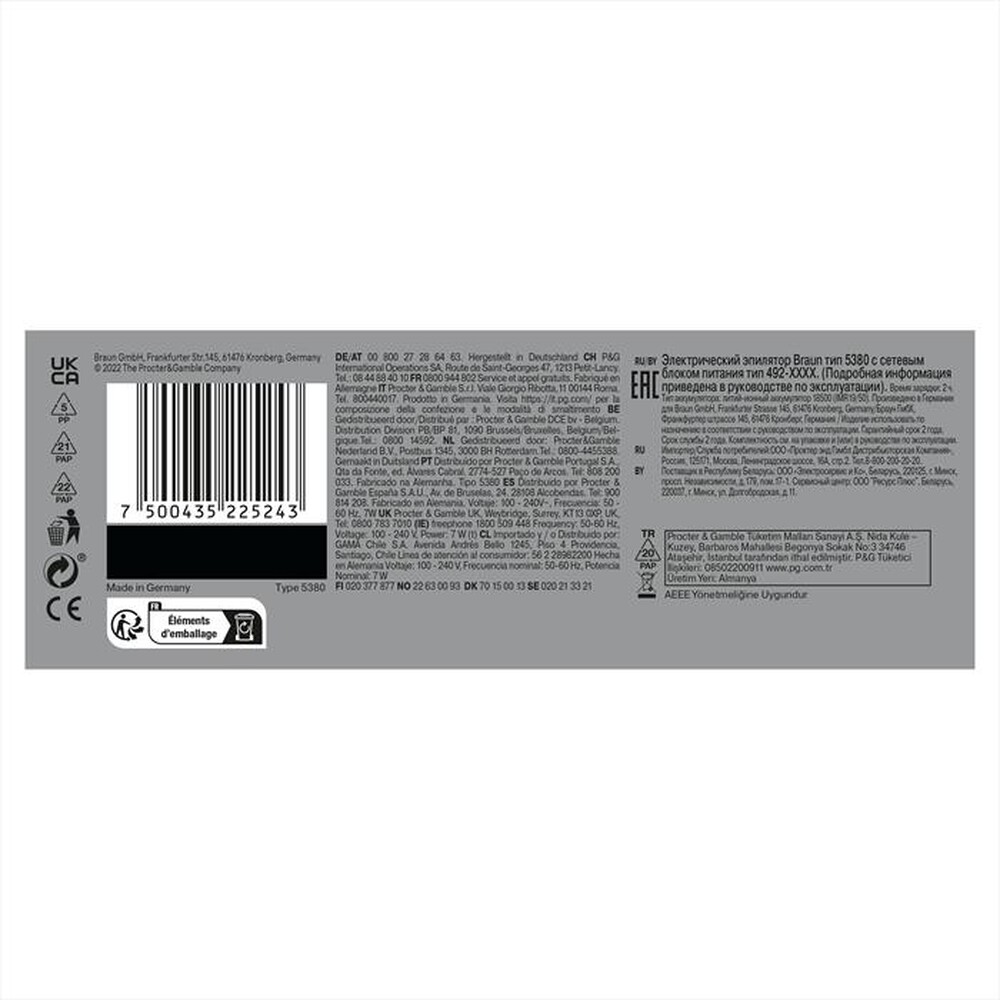 "BRAUN - Epilatore SILK-ÉPIL 9 9-000-BIANCO/ROSA"