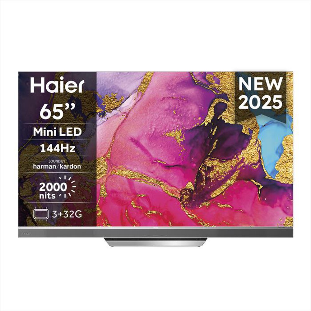 Immagine del prodotto HAIER - Smart TV MINI LED UHD 4K 65" H65M95EUX 144Hz-Nero
