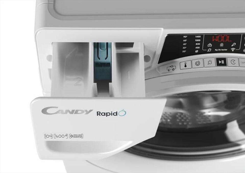 "CANDY - Lavatrice RO14104DWMSE/1-S 10 Kg Classe A-Bianco"