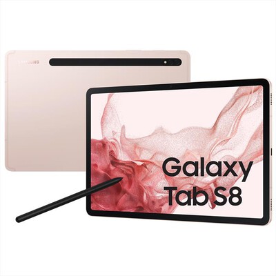 SAMSUNG - GALAXY TAB S8 5G 128GB-Pink Gold