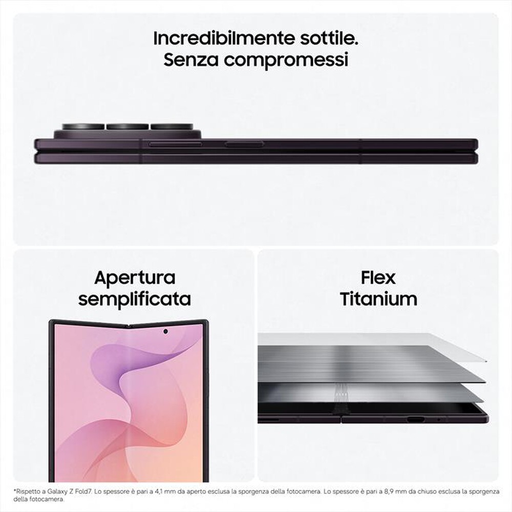 Immagine del prodotto SAMSUNG - Galaxy Z Fold8 Ultra 12+256GB-Cream