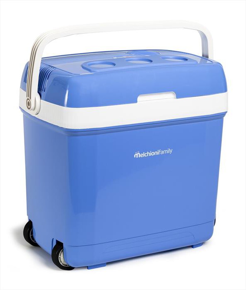 "MELCHIONI FAMILY - Frigo portatile elettrico trolley CONSERVO30-Blu"