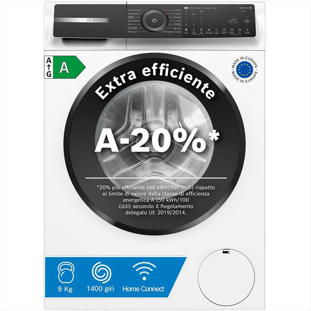 Immagine del prodotto BOSCH - Lavatrice WGH24400IT 9kg 1400g/min Classe A-20%-BIANCA