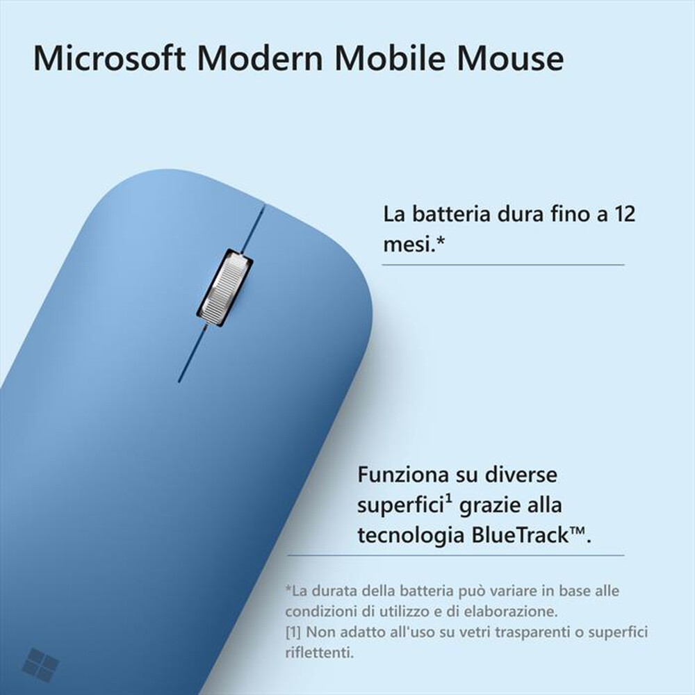 "MICROSOFT - Mouse MODERN MOBILE-Zaffiro"