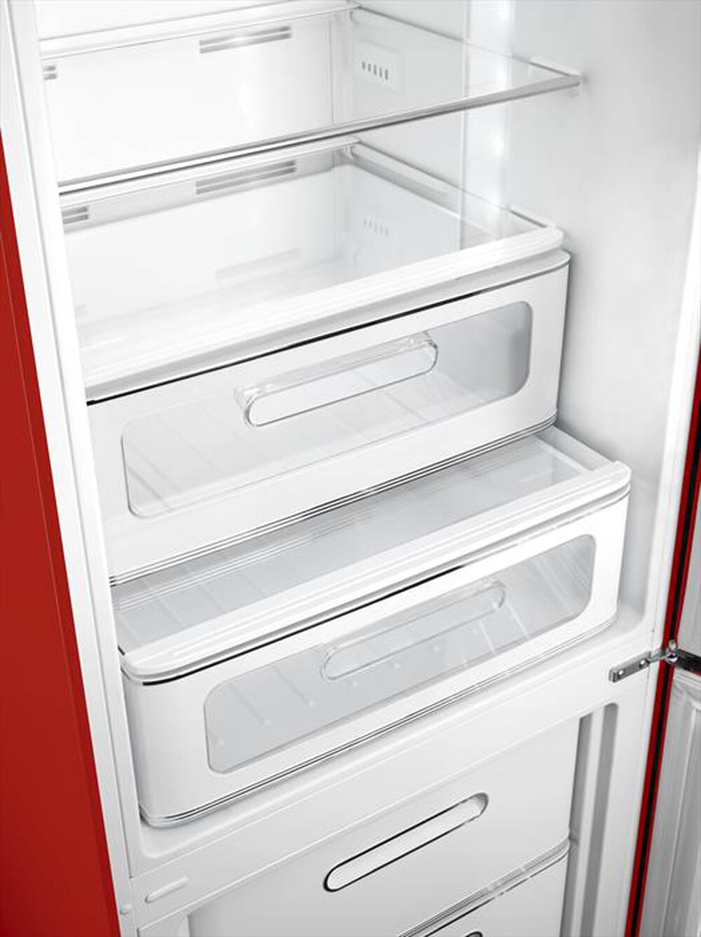 "SMEG - Frigorifero combinato FAB32RRD5 Classe D 350lt-Rosso"