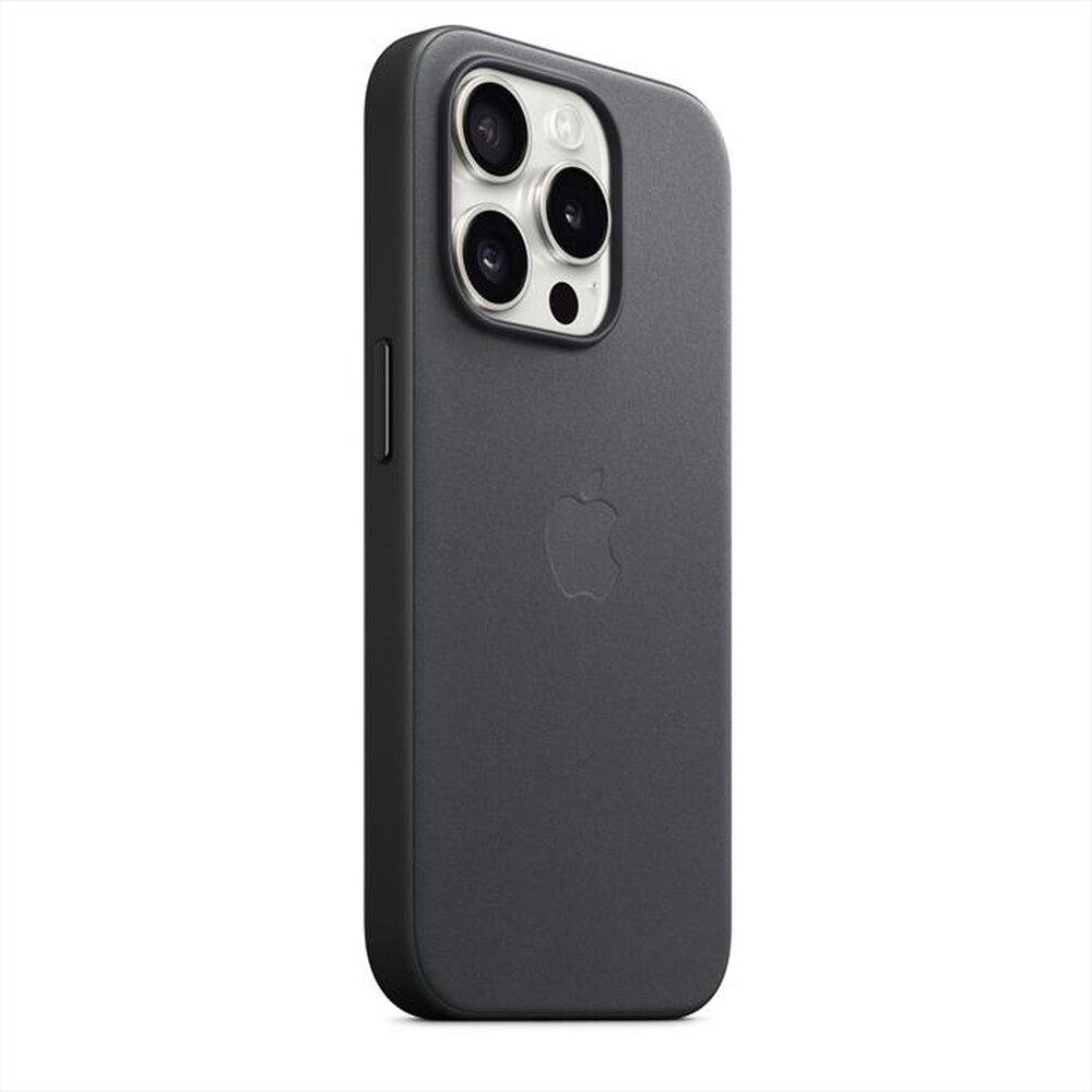 "APPLE - Custodia MagSafe tessuto iPhone 15 Pro-Nero"