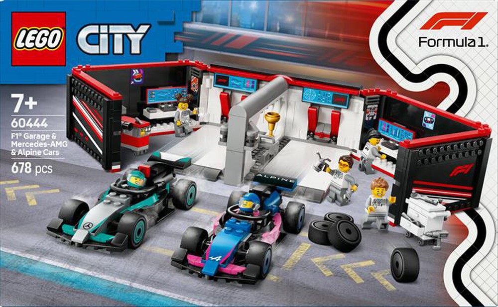 Immagine del prodotto LEGO - CITY F1 Garage con Mercedes-AMG e Alpine F1&reg; 60444