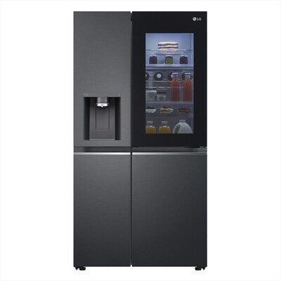 LG - Frigorifero side by side GSXV91MCAE Classe E-Nero