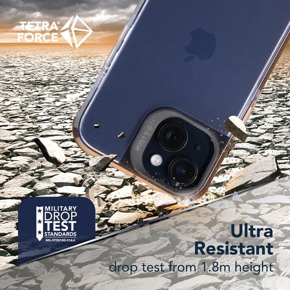 Immagine del prodotto CELLULARLINE - Cover Force Strong iPhone 15 Plus TETRACIPH15MAXT-Trasparente