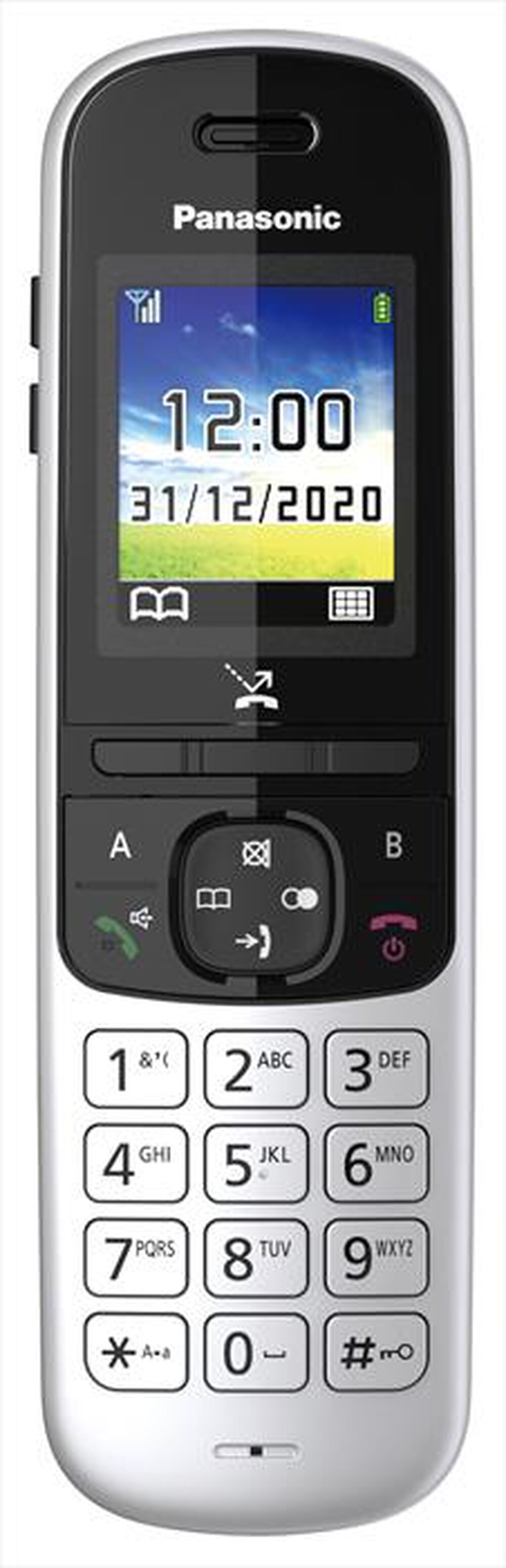 "PANASONIC - KX-TGH710JTS-NERO/SILVER"