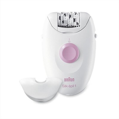BRAUN - SILK-ÉPIL 1 1370-Bianco/Rosa