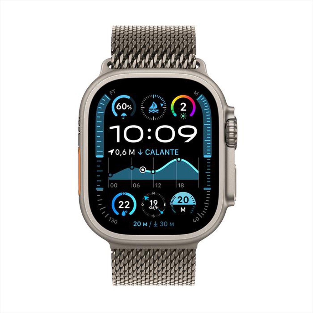 "APPLE - Watch Ultra 2 GPS + Cellular 49mm Titanio-Naturale - Loop Milanese - M"