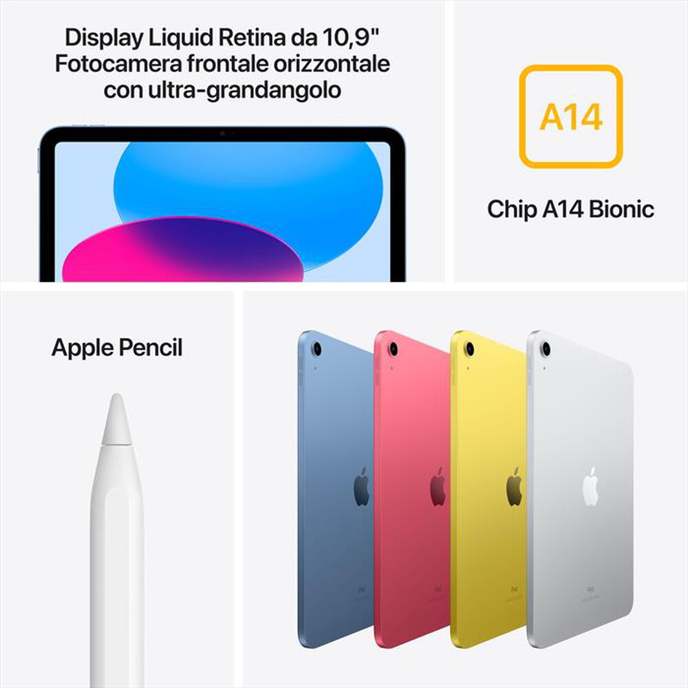 Immagine del prodotto APPLE - iPad 10.9 Wi-Fi 256GB-Giallo