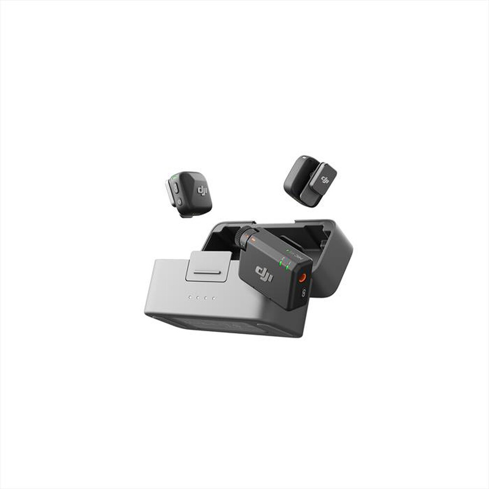 "DJI - MIC MINI (2 TX + 1RX + CHARGING CASE)-Black"