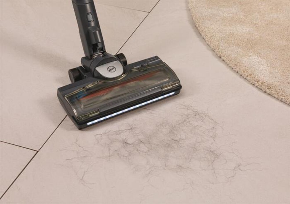 "HOOVER - Aspirapolvere ricaricabile HF522STH-Grigio, Rosso"
