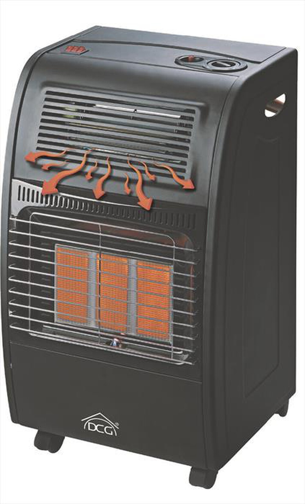 "DCG ELTRONIC - Stufa a gas GH09-NERO"