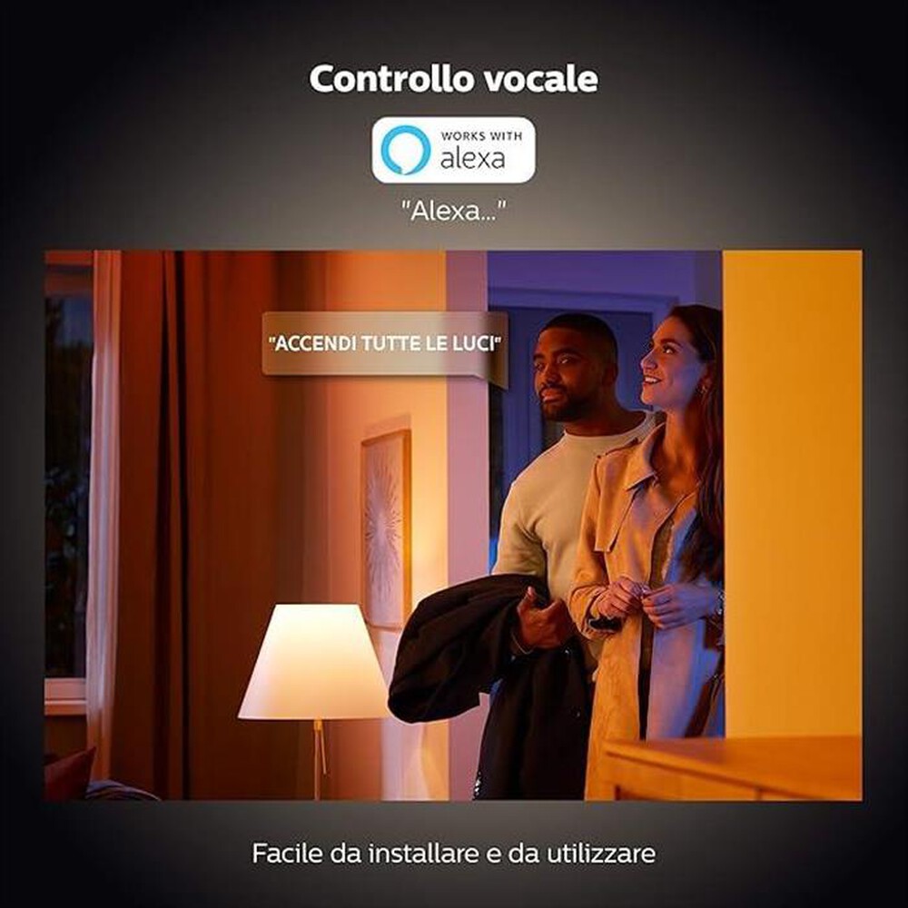 "PHILIPS - PHILIPS HUE WHITE AND COLOR AMBIANCE-Bianco"