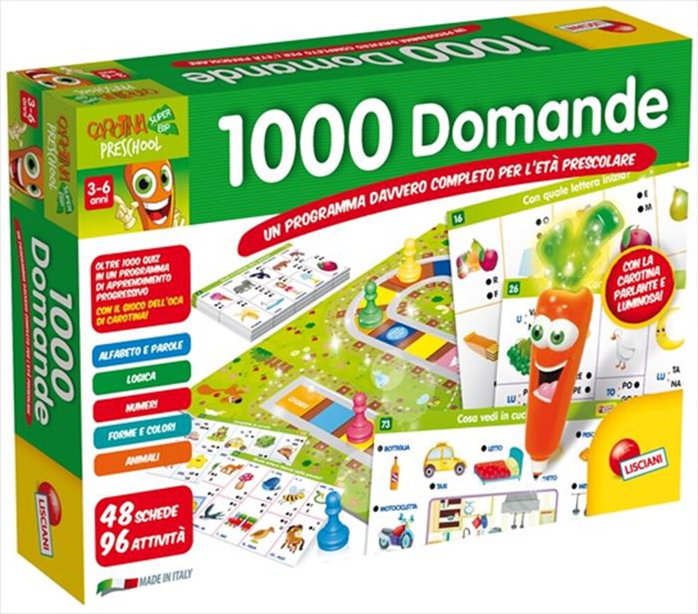 LISCIANI GIOCHI - 49363 Carotina 1000 domande