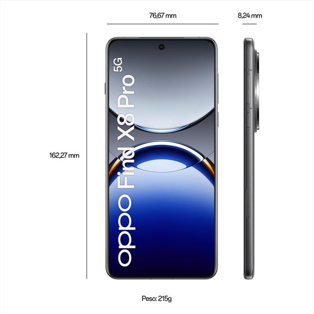 "OPPO - Smartphone FIND X8 PRO 5G 16+512-Space Black"