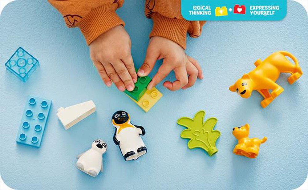Immagine del prodotto LEGO - DUPLO Famiglie di animali: pinguini e leoni 10442