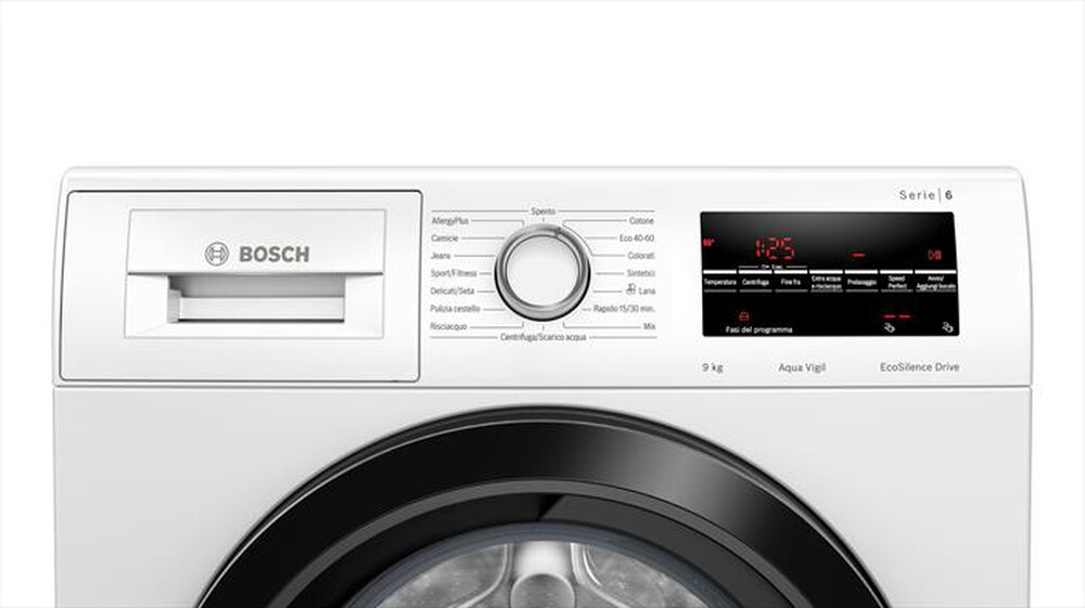 "BOSCH - Lavatrice WAU24T29IT 9 Kg Classe C-BIANCA"