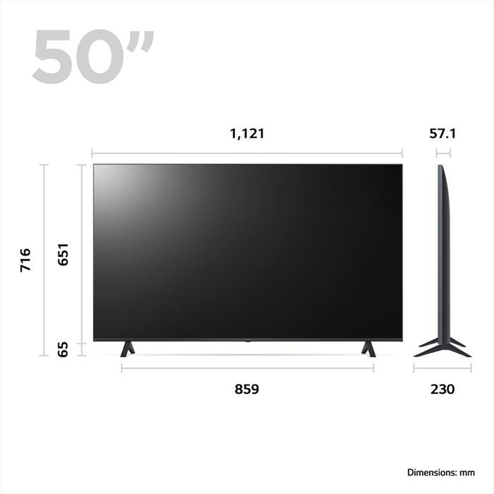 Immagine del prodotto LG - Smart TV LED Serie UR78 UHD 4K 50" 50UR78006LK