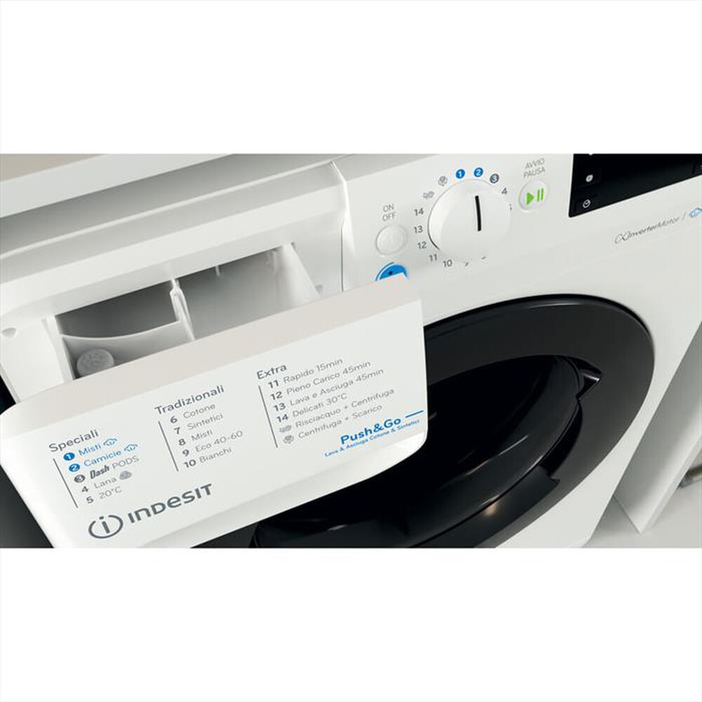 "INDESIT - Lavasciuga BDE 96436 WKV IT 9/6 Kg Classe A-Bianco"