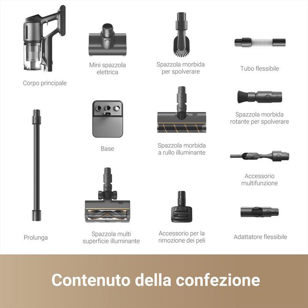 "DREAME - Scopa elettrica Z30 STICK VACUUM CLEANER-Nero"