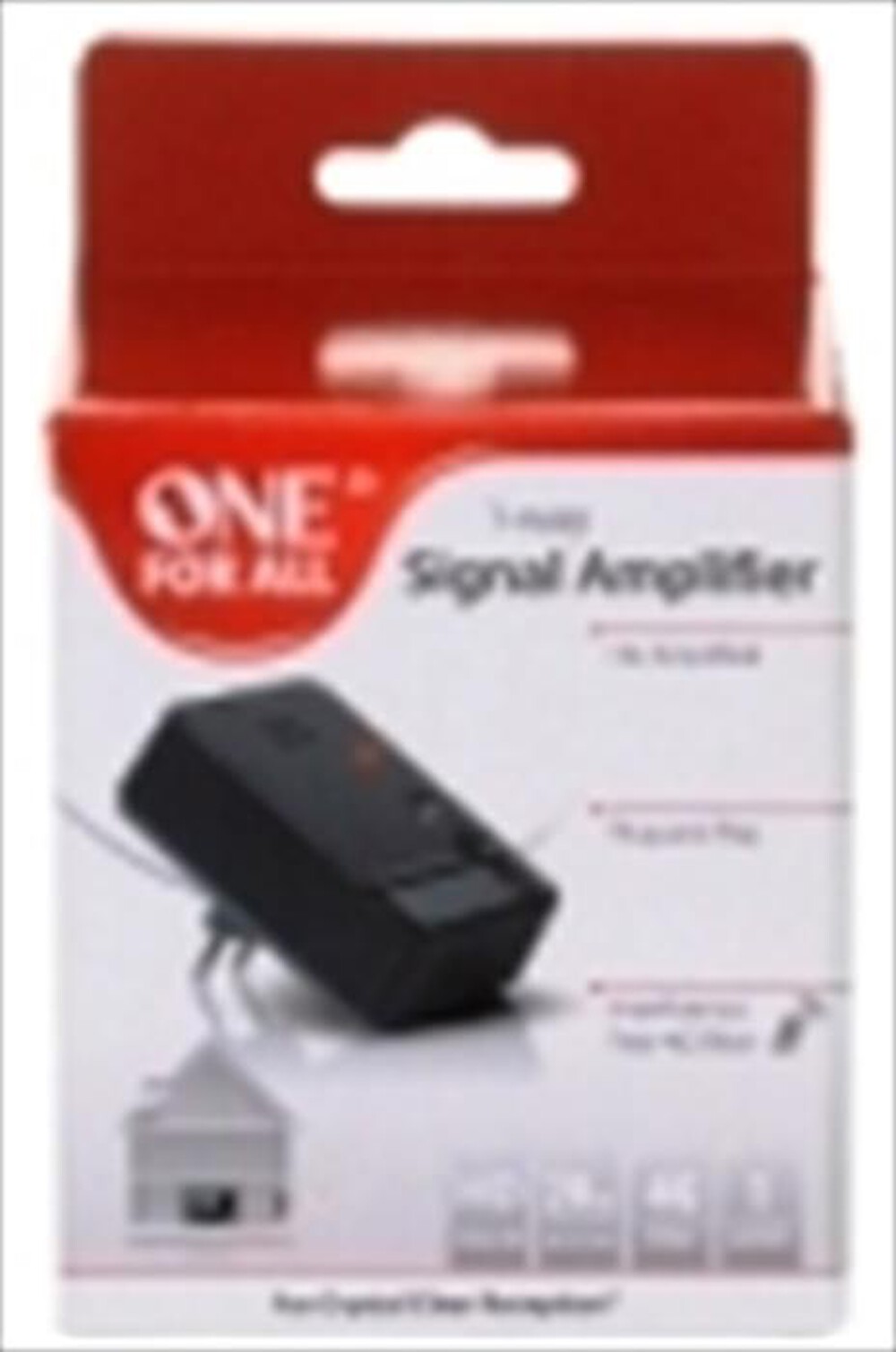 "ONE FOR ALL - Amplificatore di segnale digitale SV 9610 NEW-NERO"