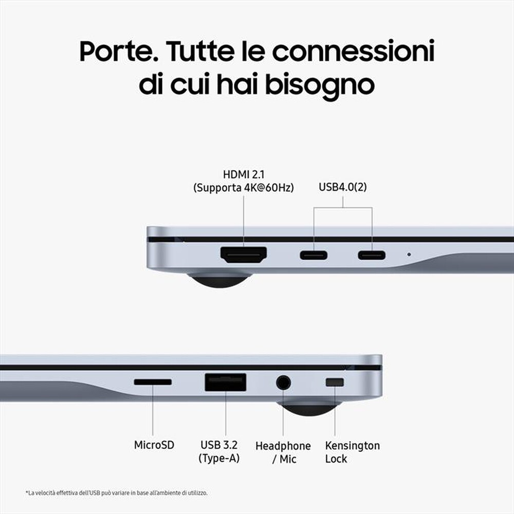 Immagine del prodotto SAMSUNG - Notebook GALAXY BOOK4 EDGE 15.6" (SNAP. X)-Sapphire Blue