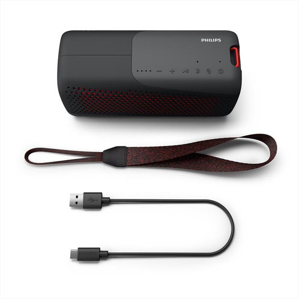 "PHILIPS - SPEAKER WIRELESS SPORT TAS4807B/00-Black"