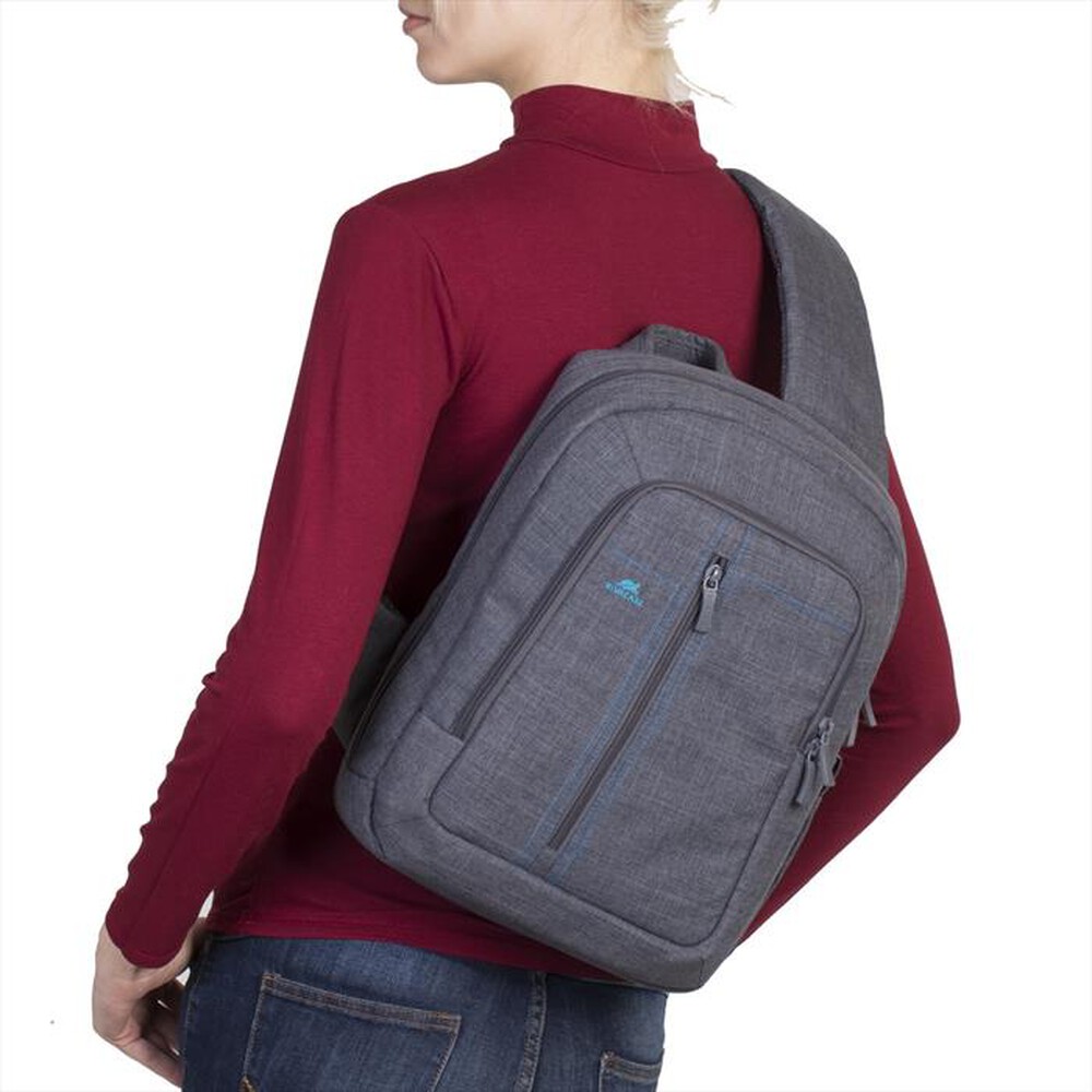 Immagine del prodotto RIVACASE - 7529 ZAINO MONOSPALLA PER NOTEBOOK DA 13,3"-Grigio