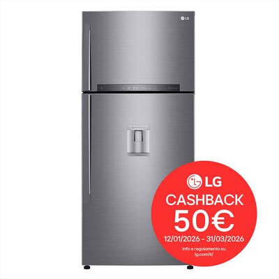 LG - Frigorifero 2 porte GTF744PZPED Classe E 509L-Platino