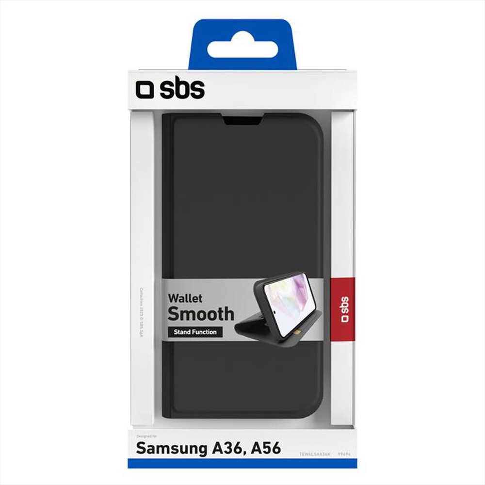 Immagine del prodotto SBS - Cover Wallet Samsung A36 TEWALSAA36K-Nero