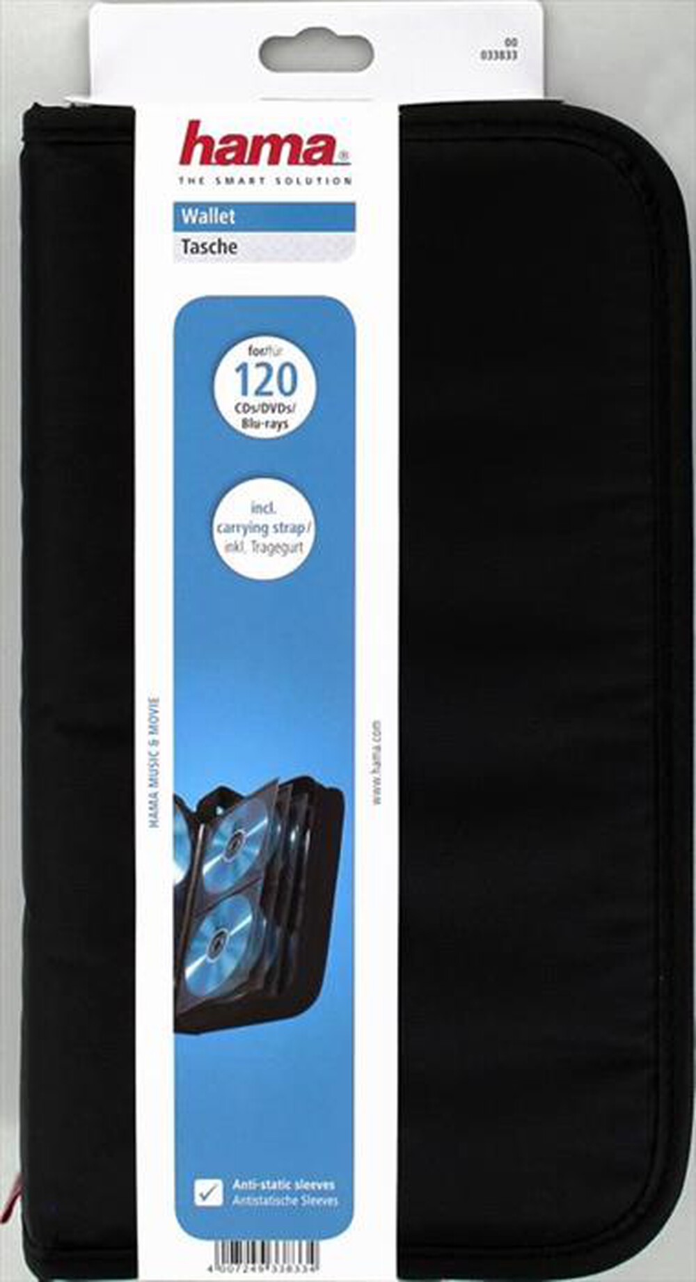 "HAMA - CD WALLET 120-NERO"