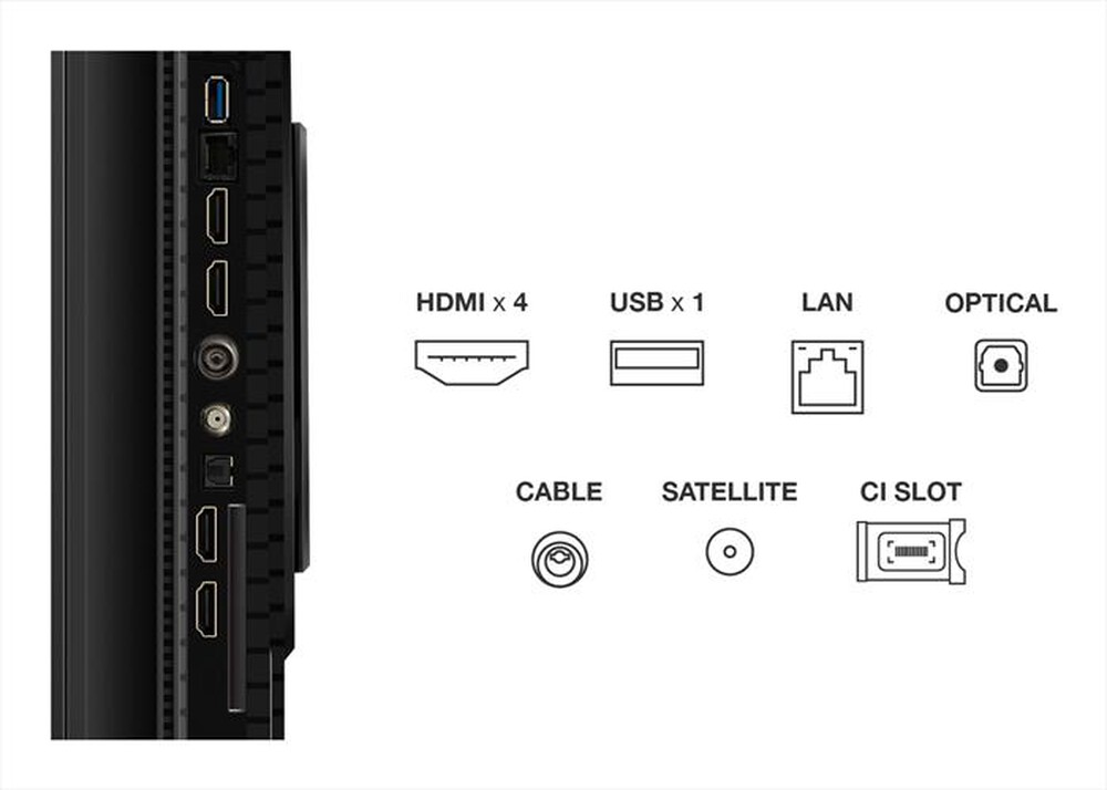 Immagine del prodotto TCL - Smart TV QLED UHD 4K 55" 55P89K-Metallico