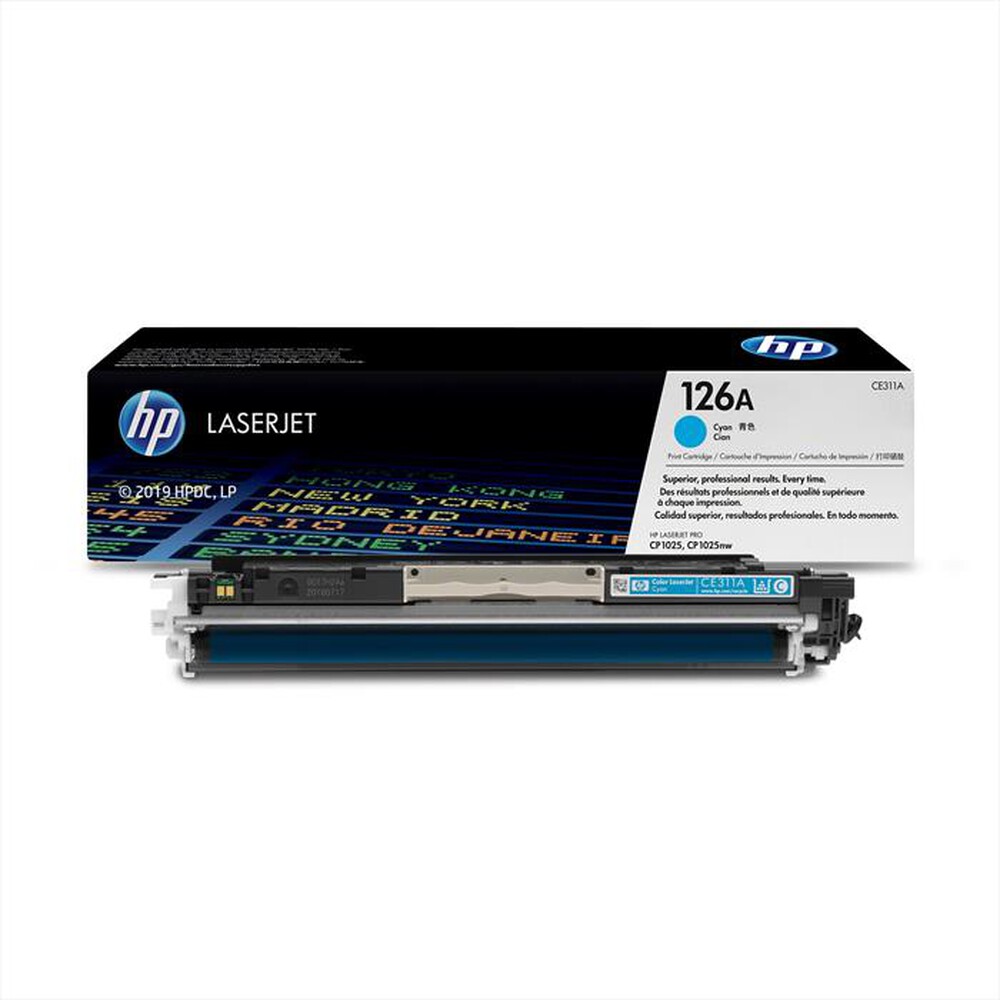 HP - Cartuccia di stampa HP 126A LaserJet, ciano-Ciano
