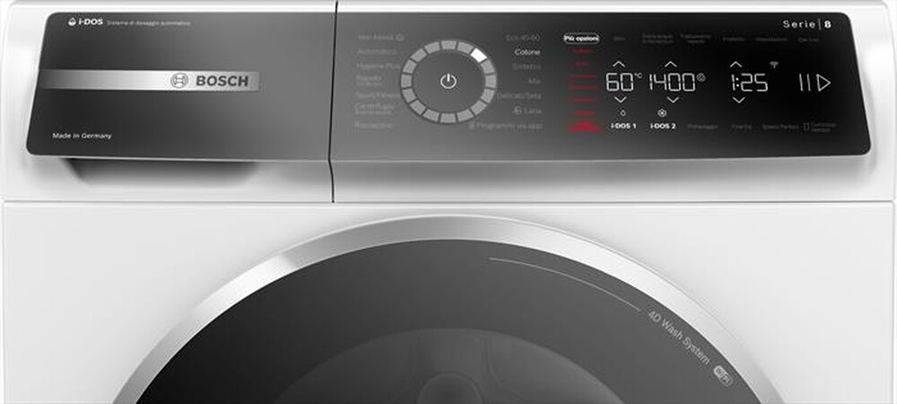 Immagine del prodotto BOSCH - Lavatrice Serie 8 WGB254A1IT 10Kg 1400g/m Classe A-Bianca