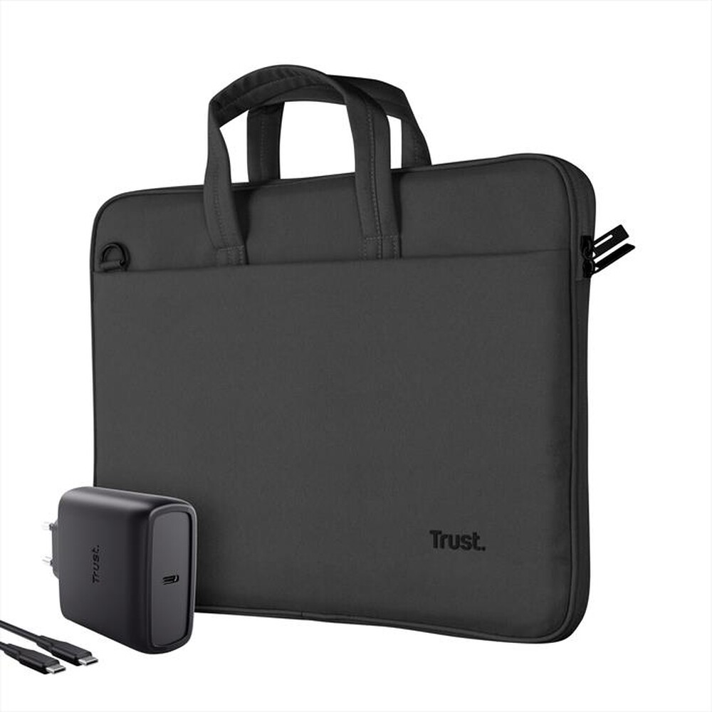 Immagine del prodotto TRUST - Borsa per laptop e caricabatterie 65W BOLOGNA-Black