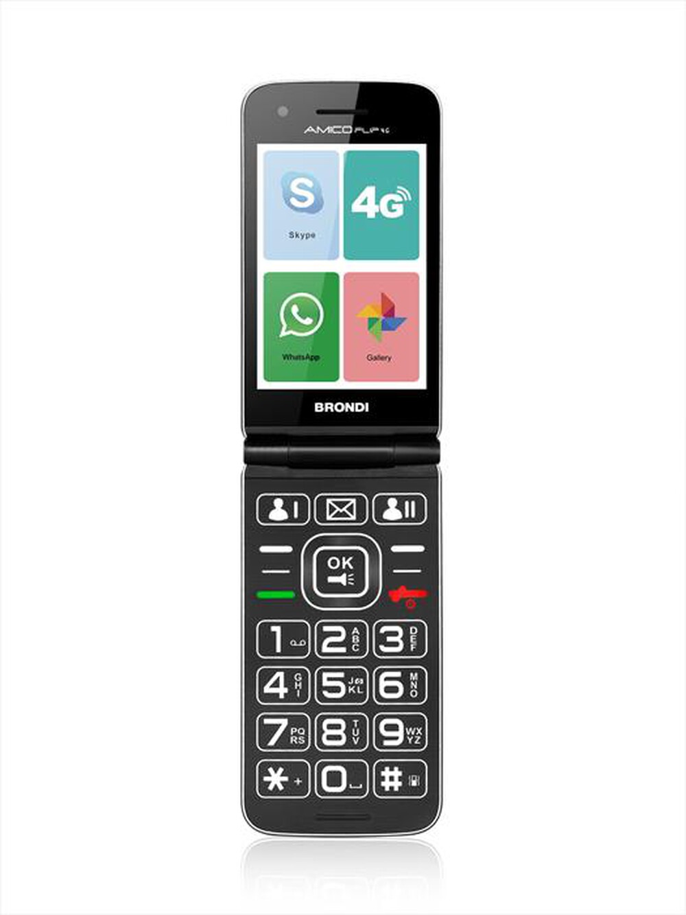 Immagine del prodotto BRONDI - AMICO FLIP 4G-SILVER